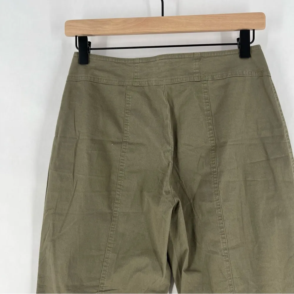Boston‎ Proper Lightweight Stretch Cotton Seamed Straight Leg Olive Utility Pant - Image 8