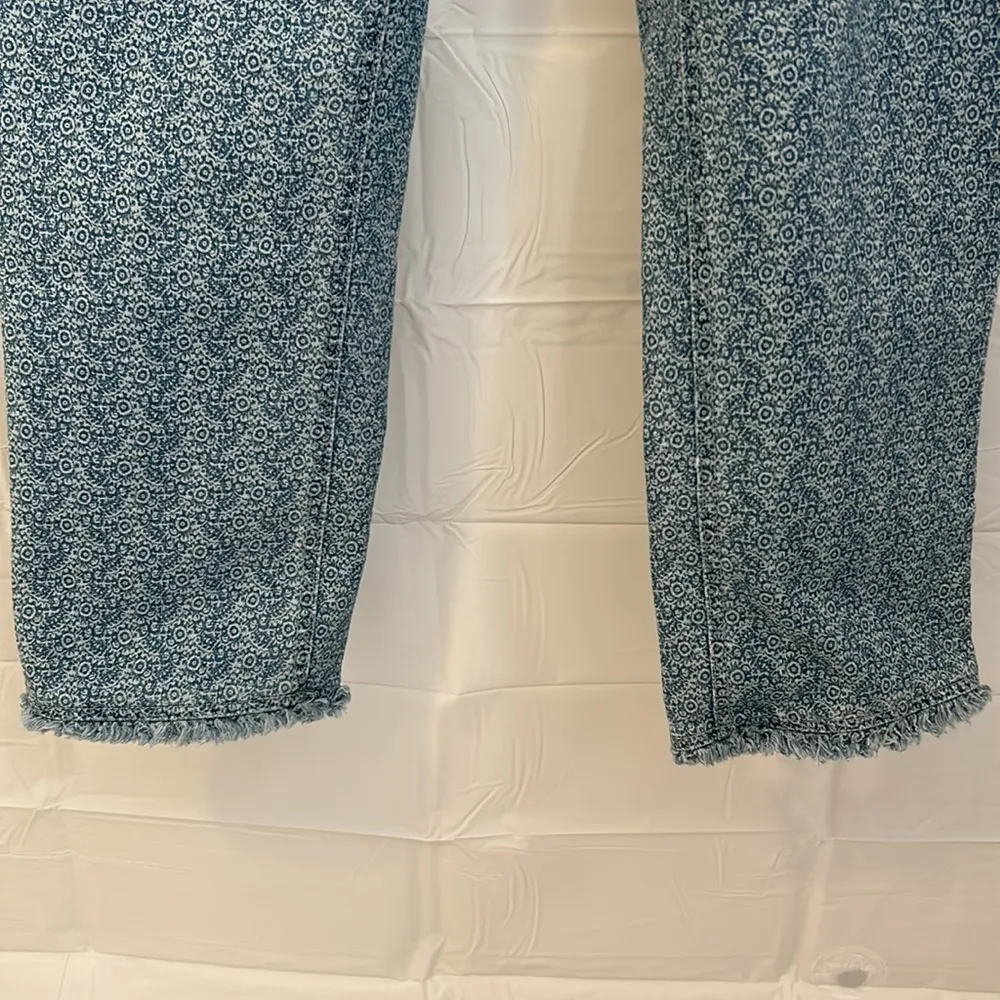 Soft Surroundings Printed Slim Ankle Pull On Jeans - Image 5