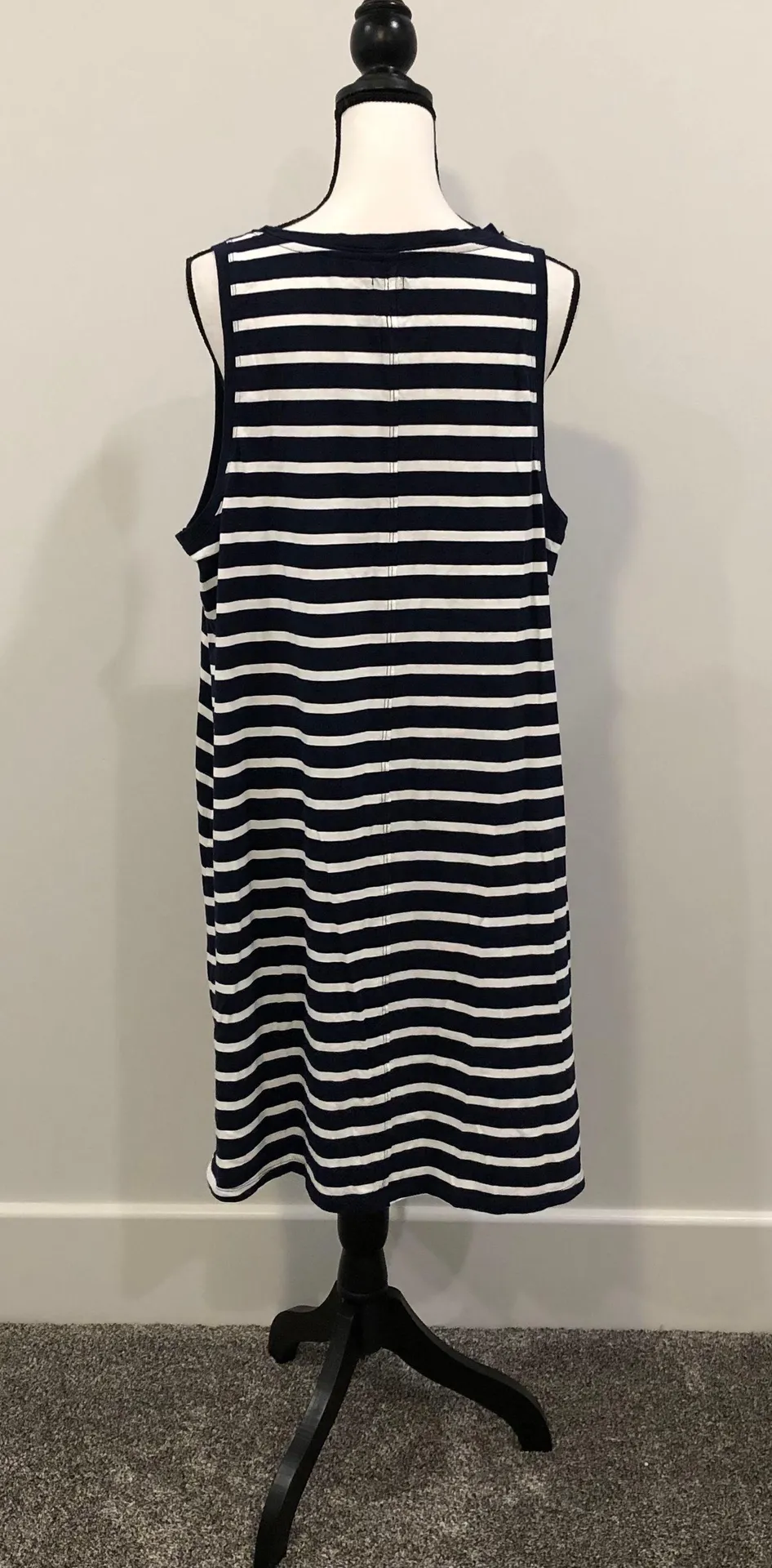 Striped Tank Dress - Image 4