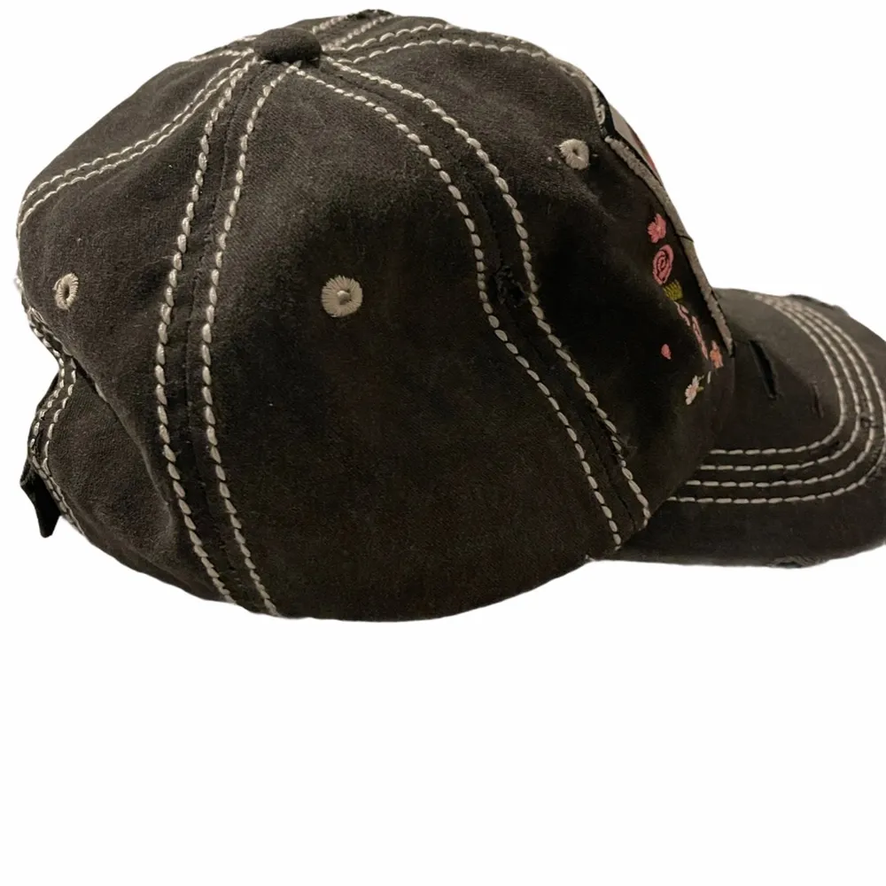 NEW 4350 District Paris distressed baseball hat - Image 3