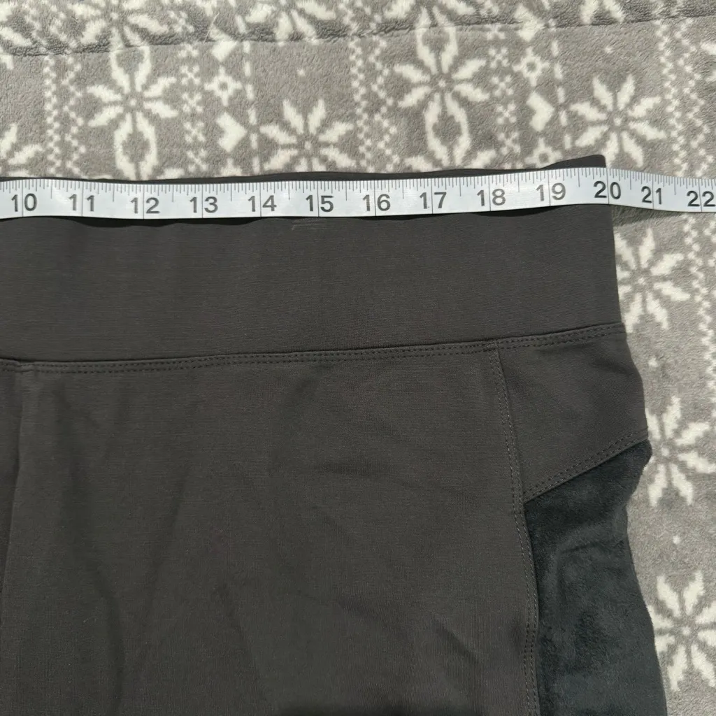 New Logo Lori Goldstein Gray Pull On Pants Suede Tuxedo‎ Stripe Size X-Large - Image 8