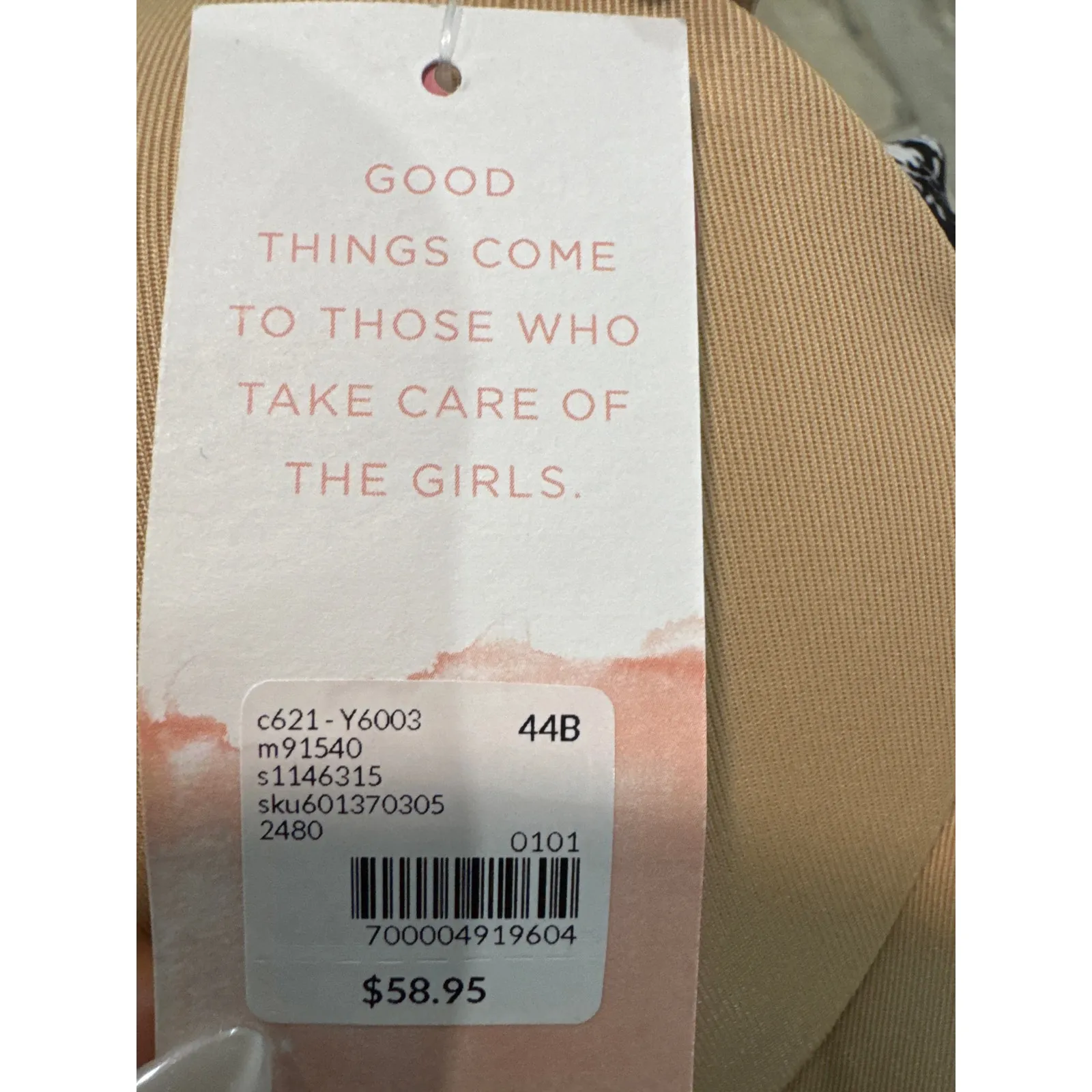 Cacique Nude Strapless Plunge Bra 44B NWT Comfort Bliss Multi-Way $58 MSRP - Image 4