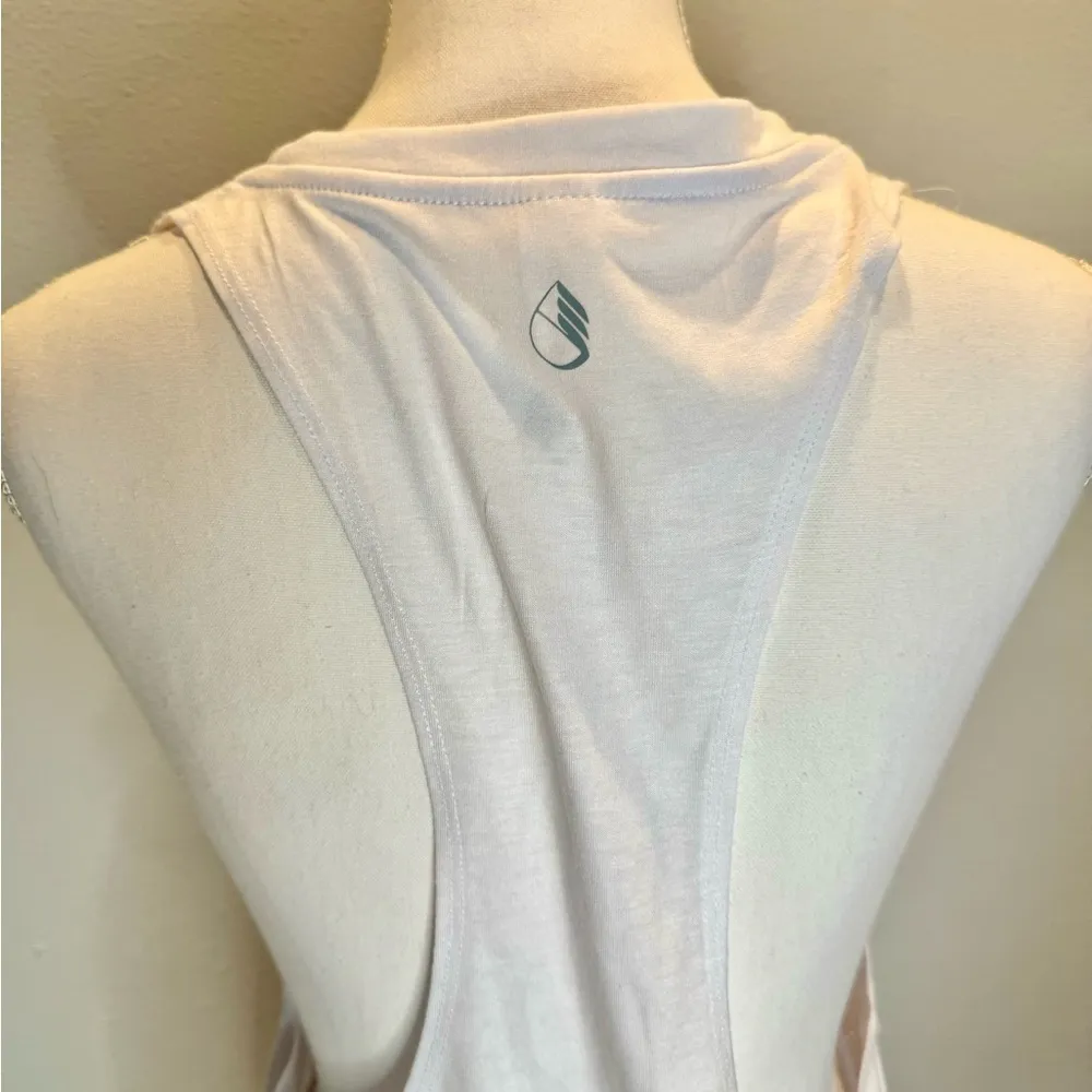 Wine Is My Spirit Guide Muscle Tank | Iron On Vinyl | Small | Loose Fit | NWOT White - Image 6