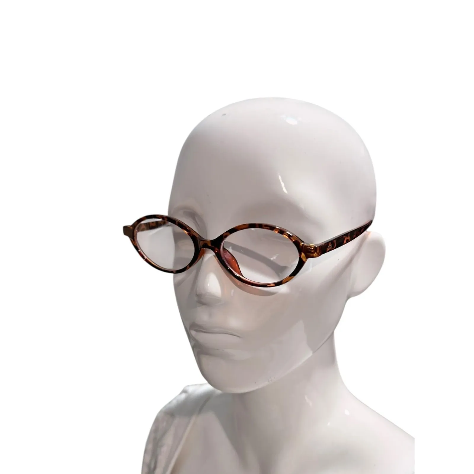 TIJN Eyeglass Frames Womens Tortoise Brown Oval Optical TR30270 51 - Image 2