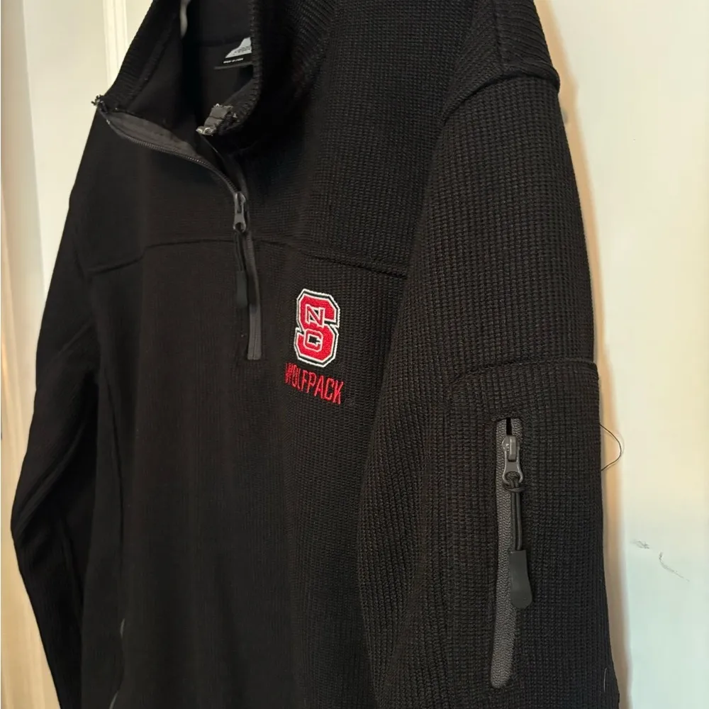 Black NC State Wolfpack Quarter-Zip Pullover - Image 5