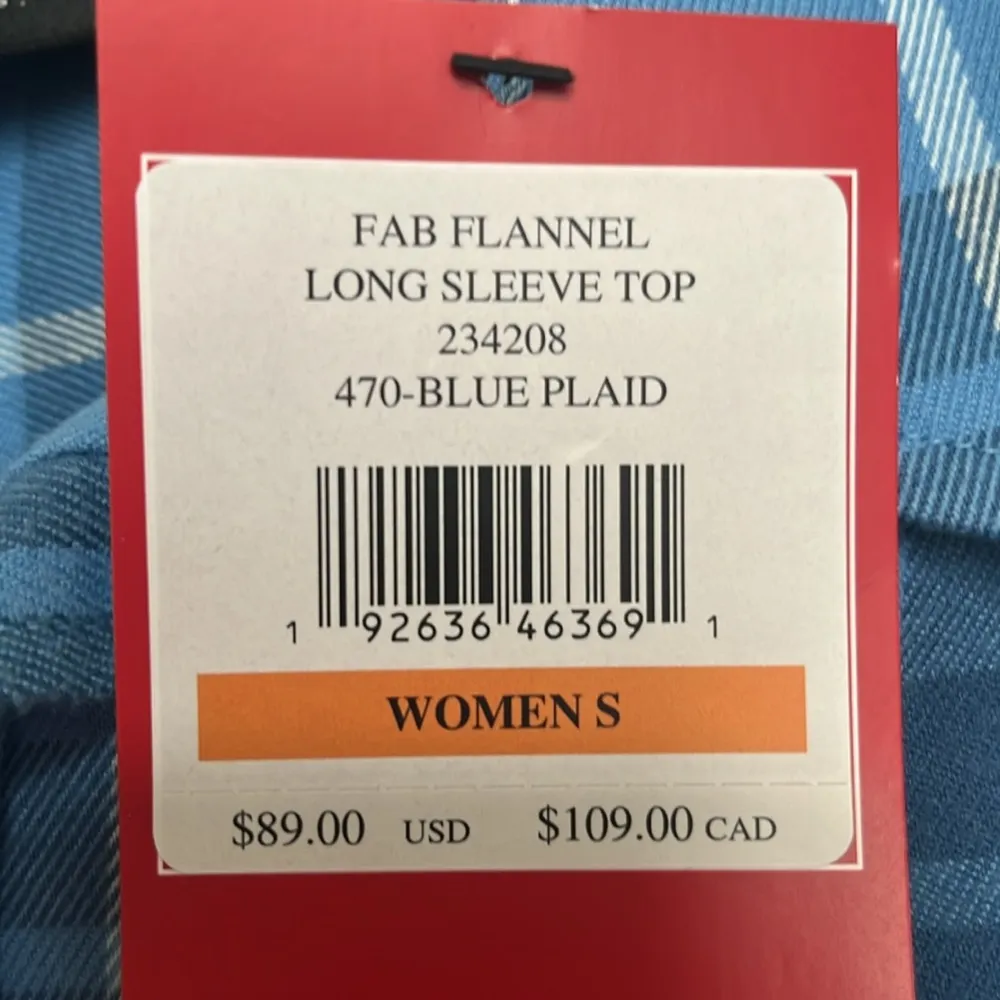 Spyder Blue Plaid Button Down Flannel - Image 6