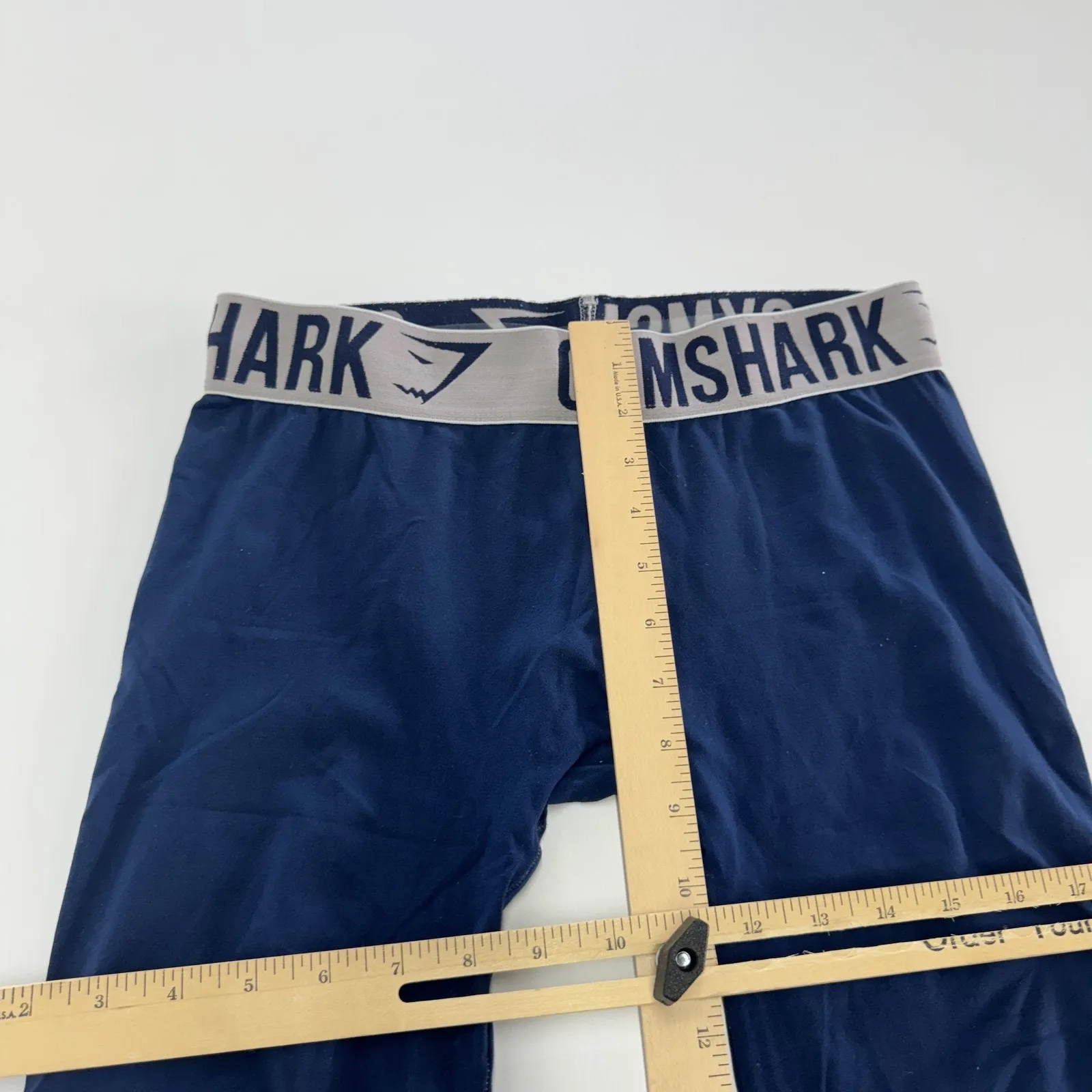 Gymshark Leggings Womens Small Blue Compression Base Layer‎ Athletic Gym Pants - Image 6