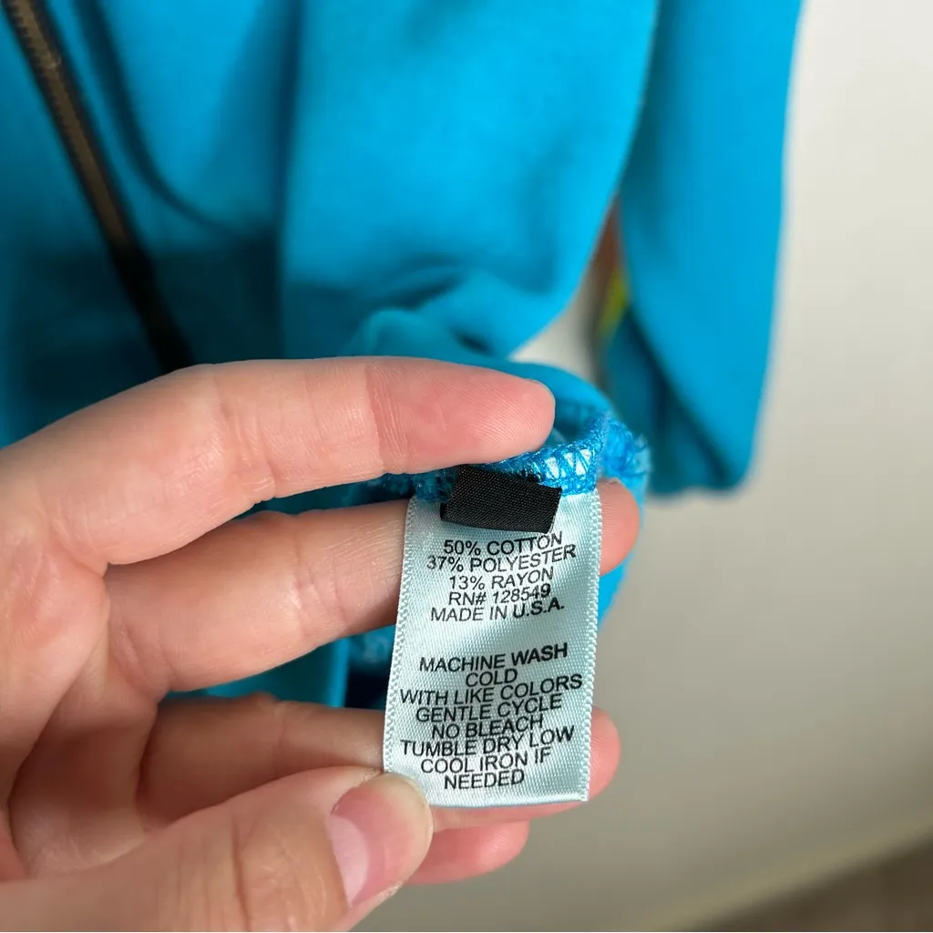 Aviator Nation full zip hoodie blue medium - Image 12