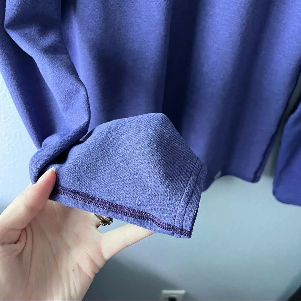 Patagonia Capilene Baselayer Purple 1/2 Zip - Image 3