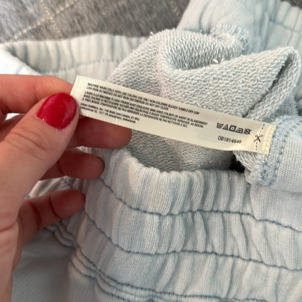 Free People Movement All Star Solid Shorts Light Blue Women's Size Extra Small - Image 7