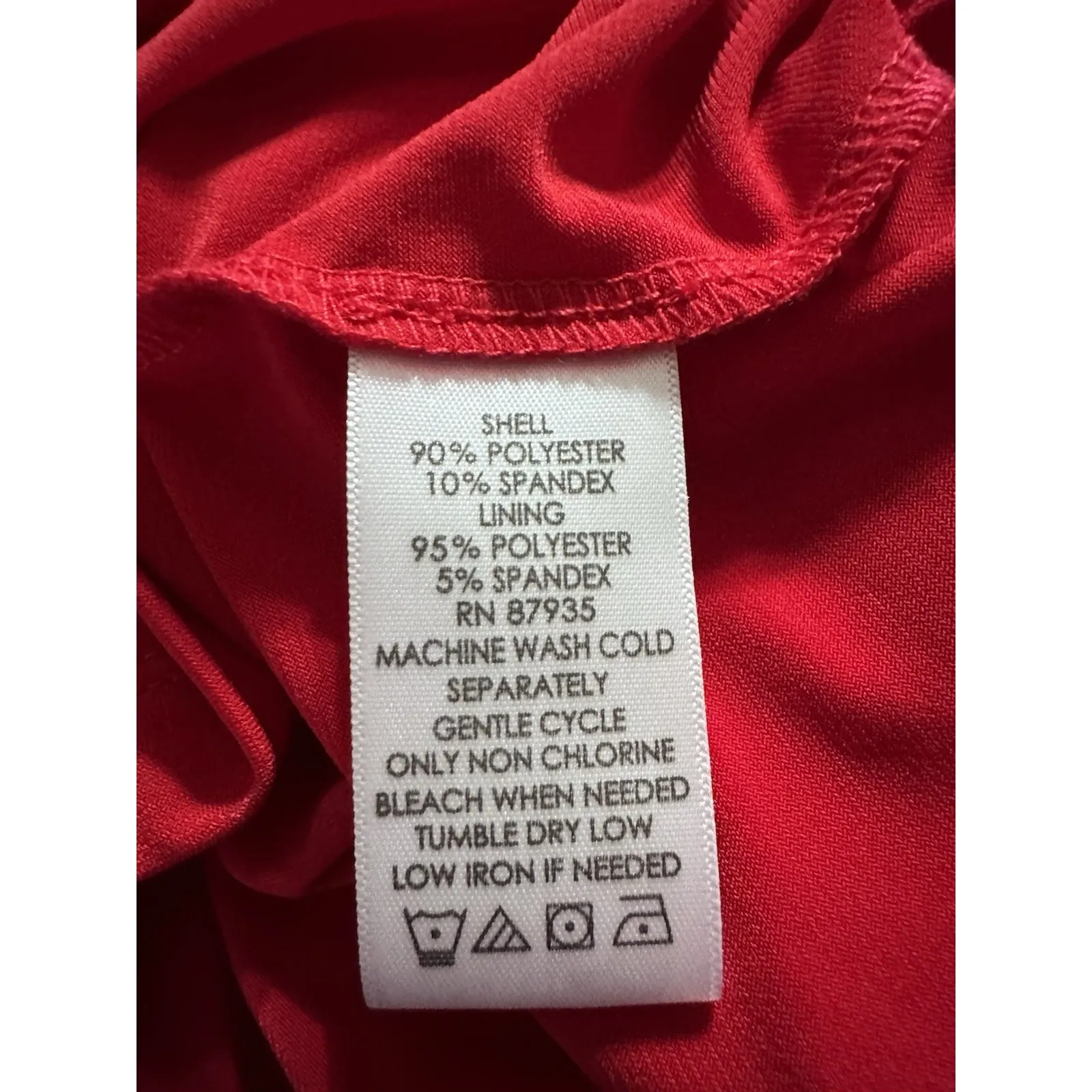 Susan Graver Red Lace Cardigan Jacket and Tank Set Size Small - 3 Piece Set - Image 8