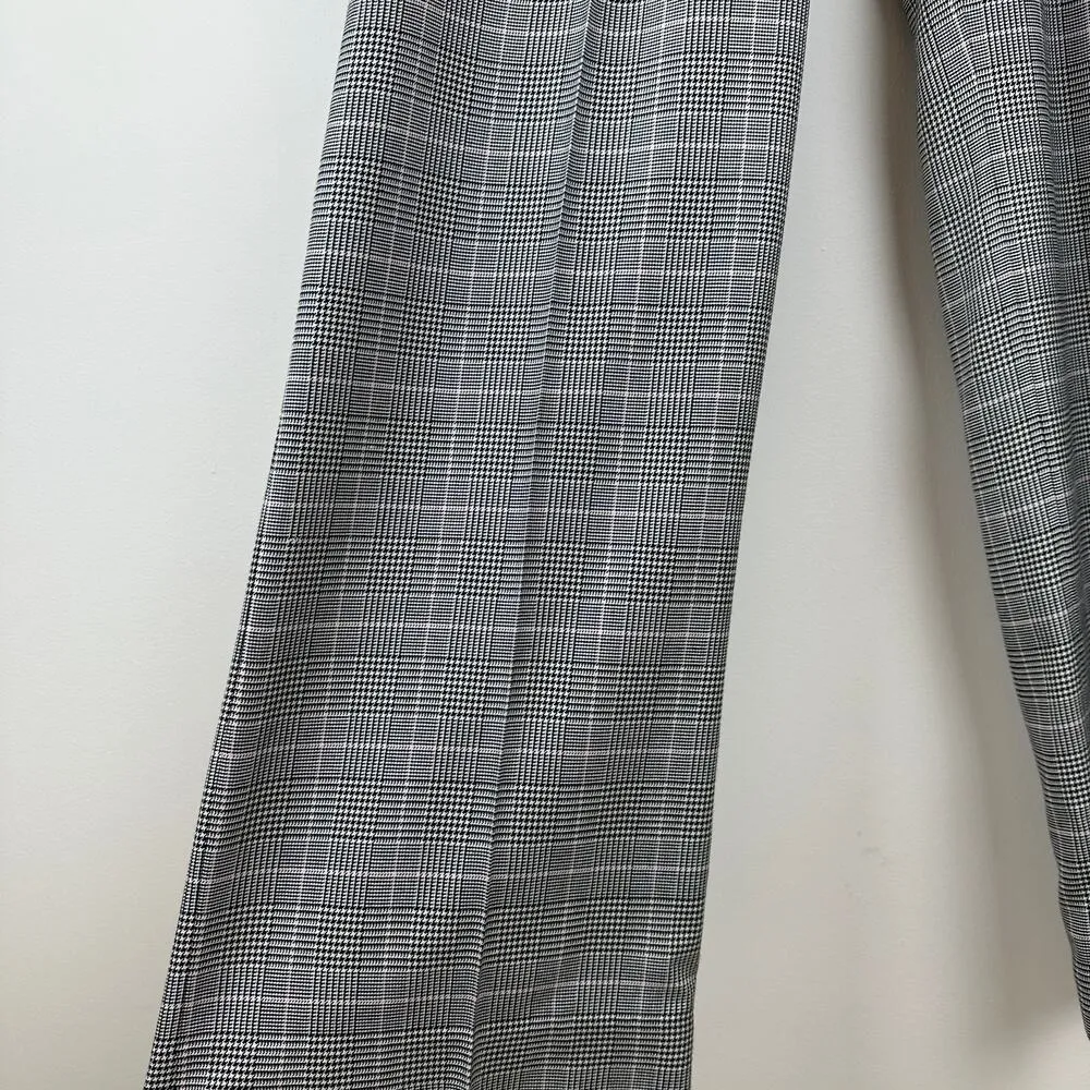 ATM Wide Leg Pants High Waist Pleated Gray Preppy Academia Office Womens US 2 - Image 6