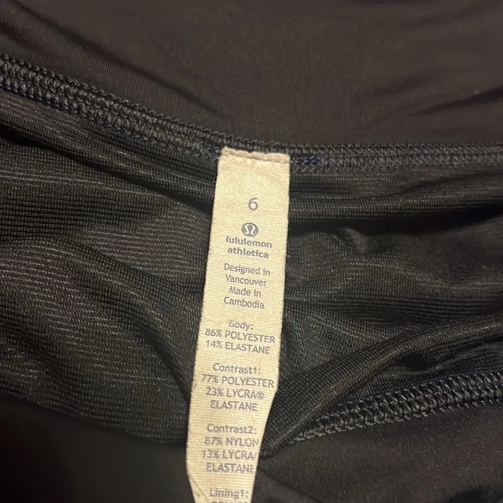 Lululemon Run Speed Shorts Way stretch Sapphire Blue size 6 - Image 5