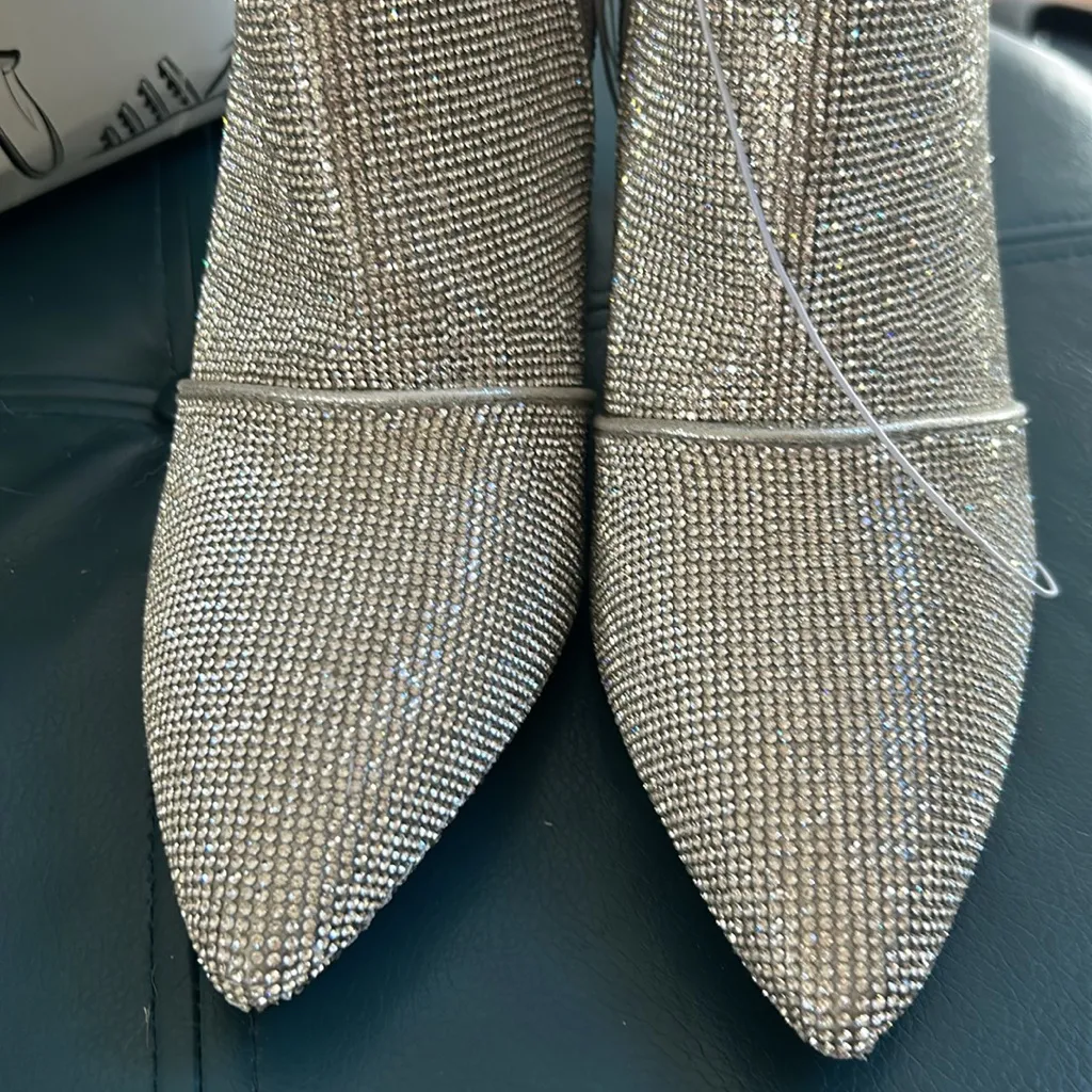 NWT A New Day Women's Silver Ankle Boots 9.5 - Image 2