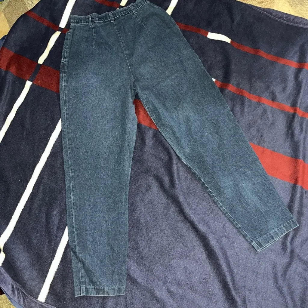 Levis sportswear Vtg 90s y2k high waisted blue jeans Made in USA 100% cotton - Image 4