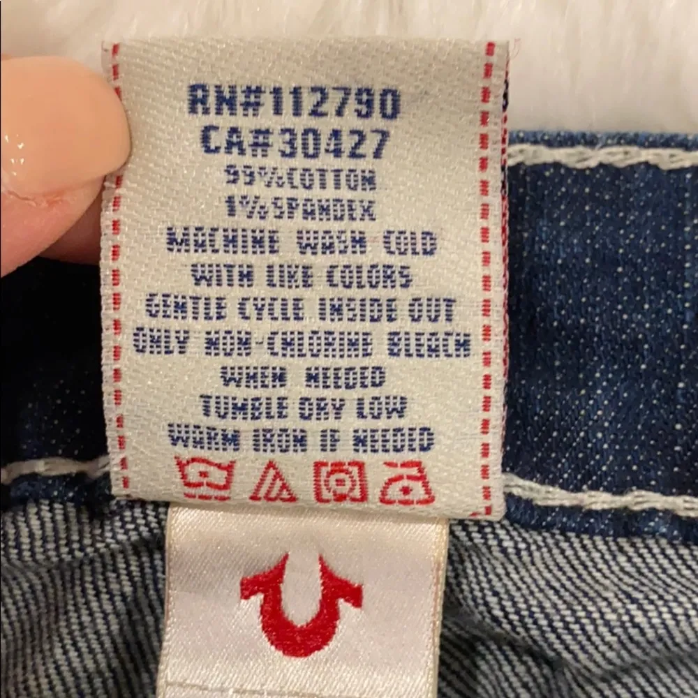 True Religion Sophie Cuffed Bermuda Jean Shorts - Image 85