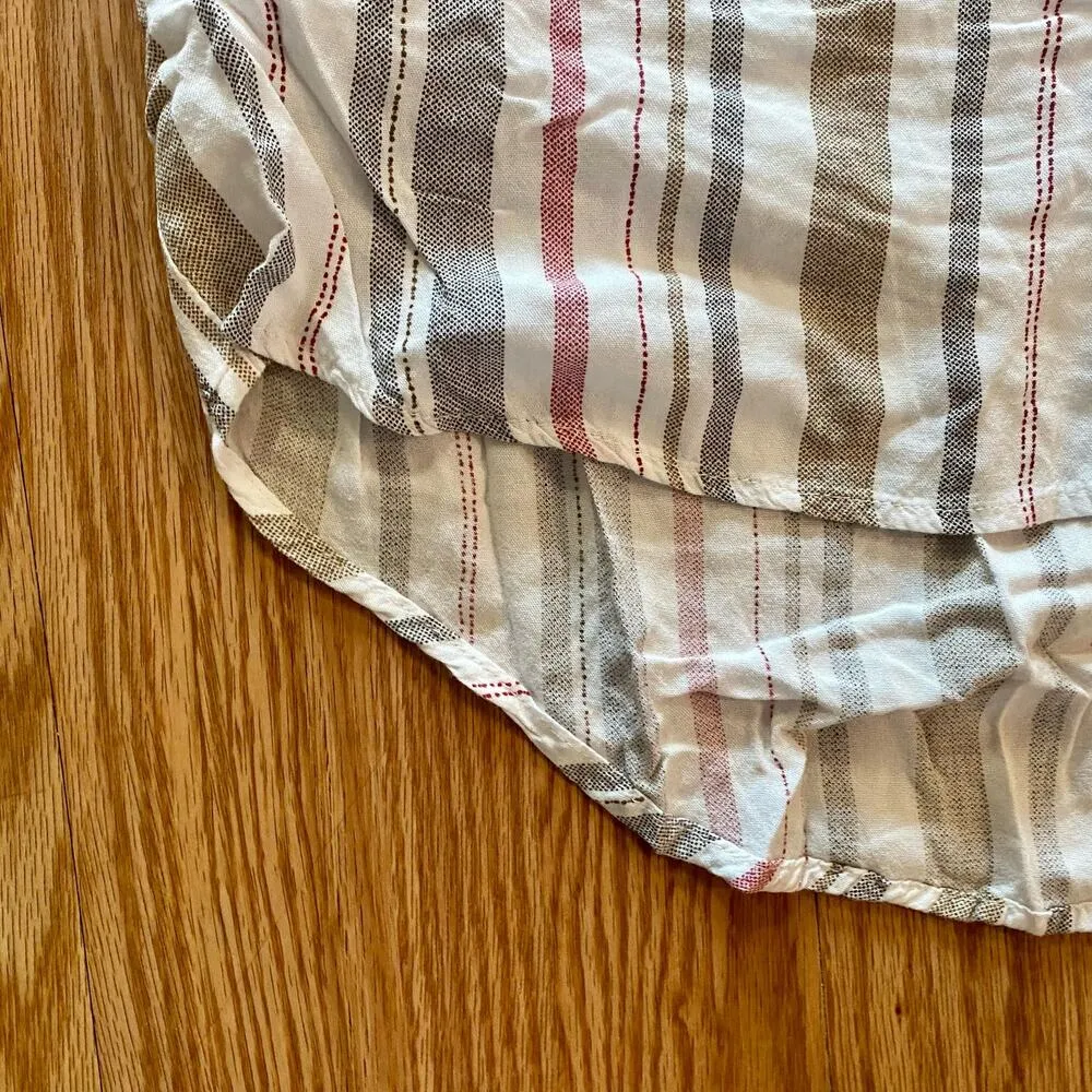 Japana Striped White Button - Image 8