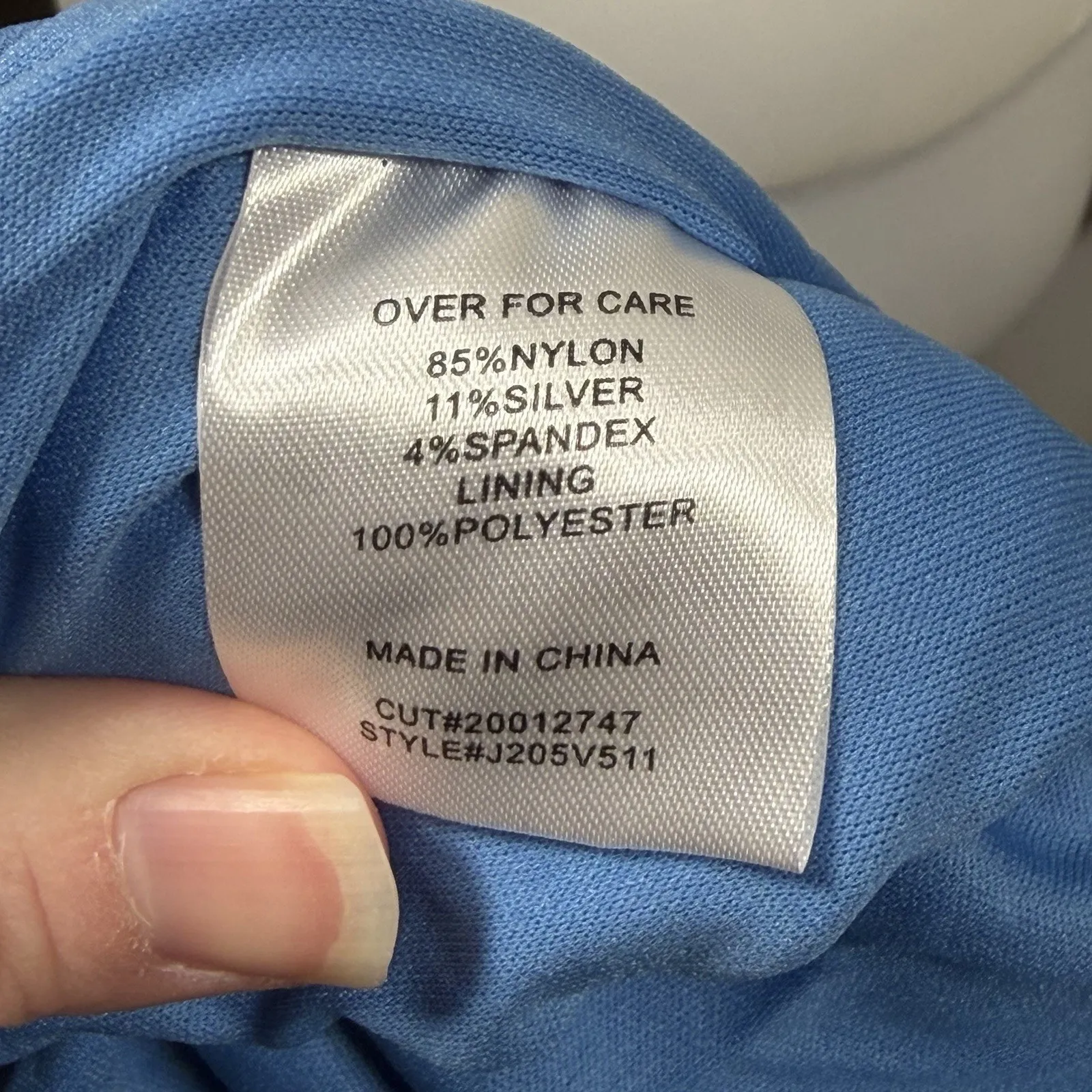 B. Smart Maxi Dress Juniors 13 Blue Glitter Prom Sparkling Party Slit Wedding - Image 5