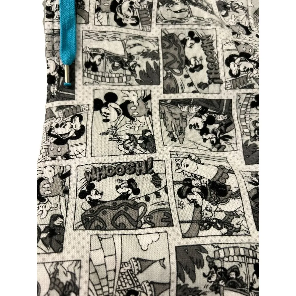 Disney Parks Full Zip Hoodie Minnie Mouse Whoosh So Sweet Comic Strip Cartoon L - Image 2