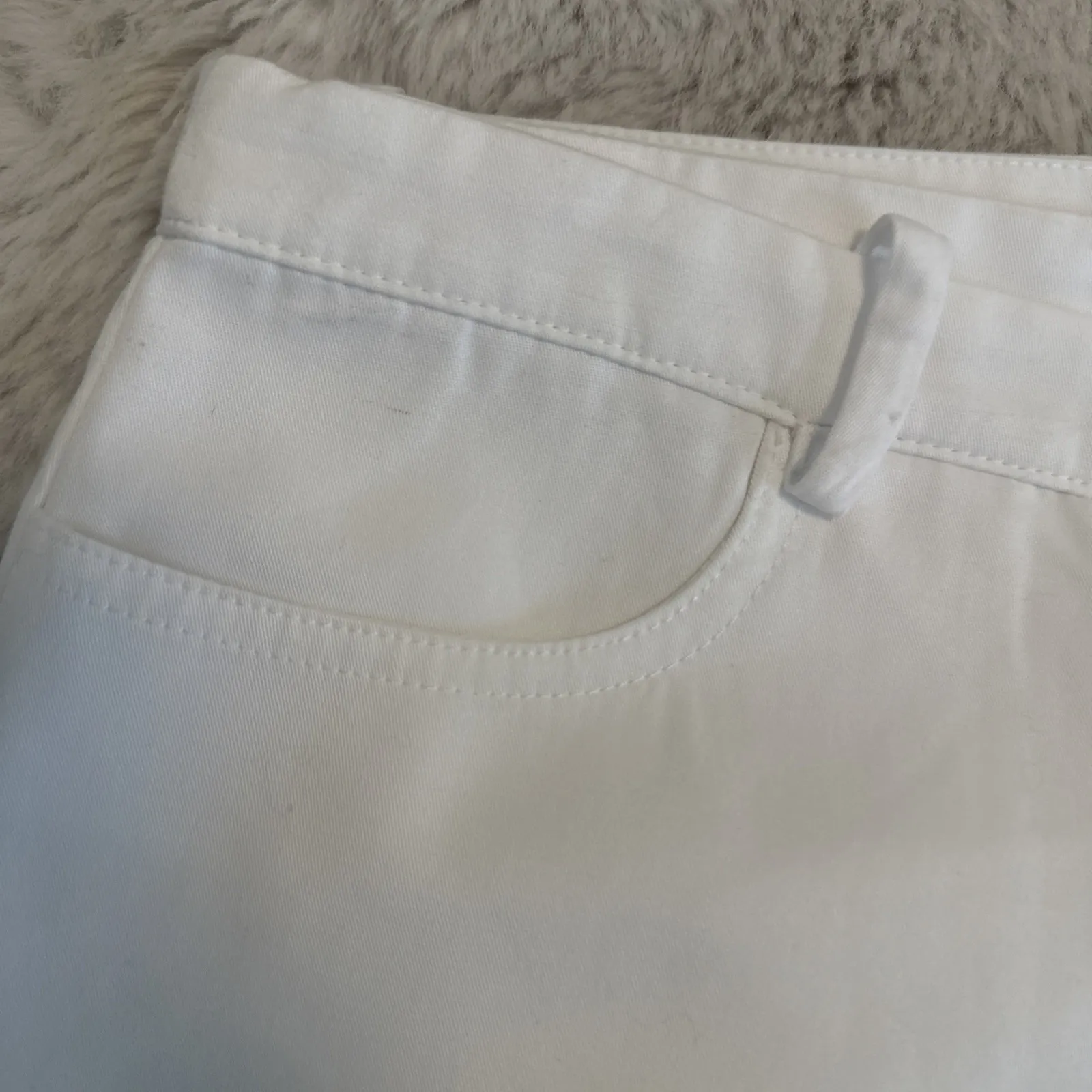 Zara White Draped‎ Pencil Skirt S - Image 10