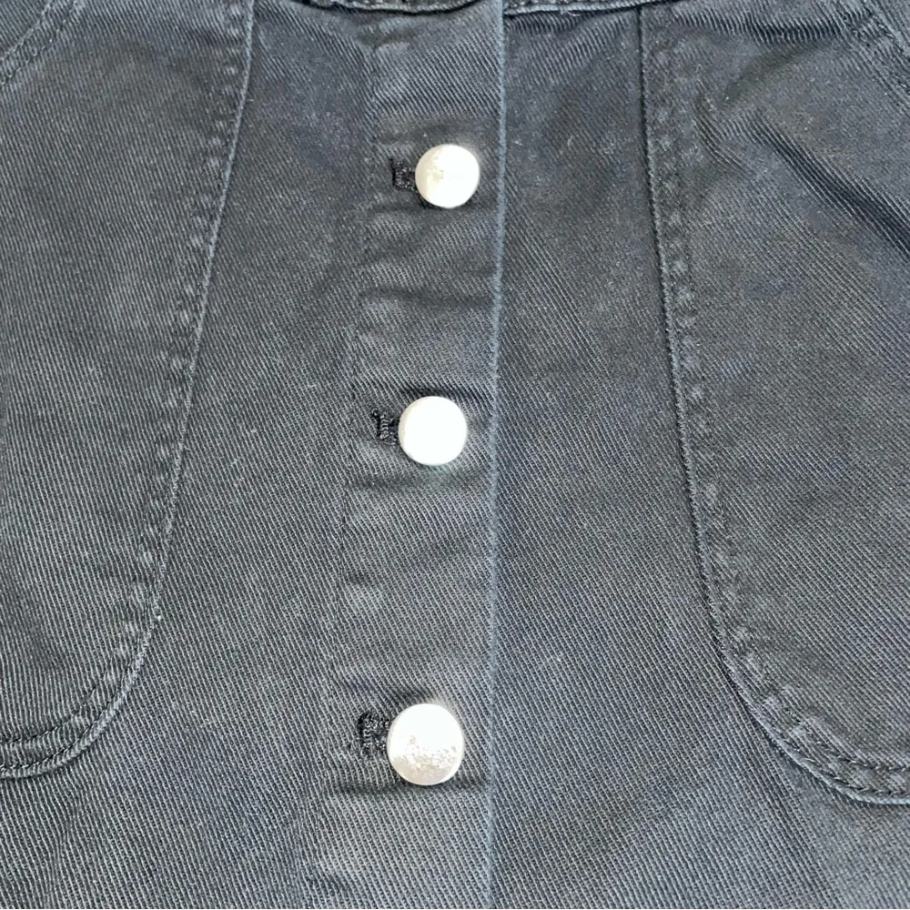 Divided Black Denim Overall Dress - Image 7