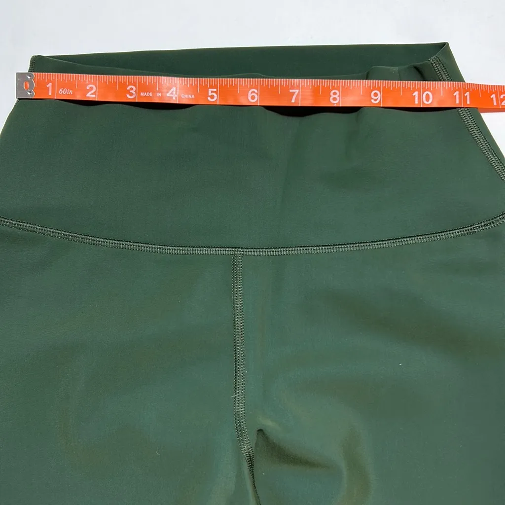 Alo High Waist Ripped Warrior Legging Hunter Green Small - Image 6