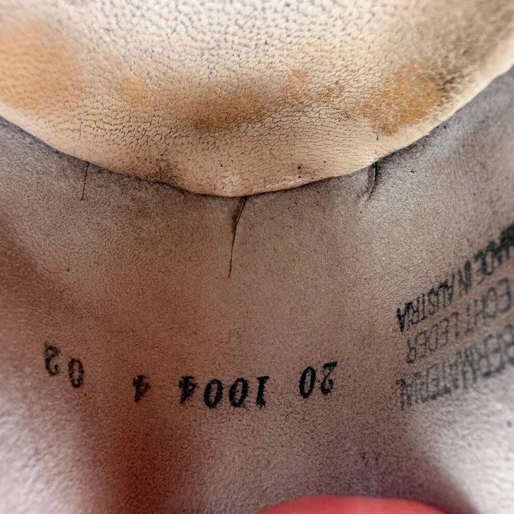 Paul Green Pewter Metallic Nicki Nicolette Asymmetrical Heels Size 4 / 6.5 - Image 11