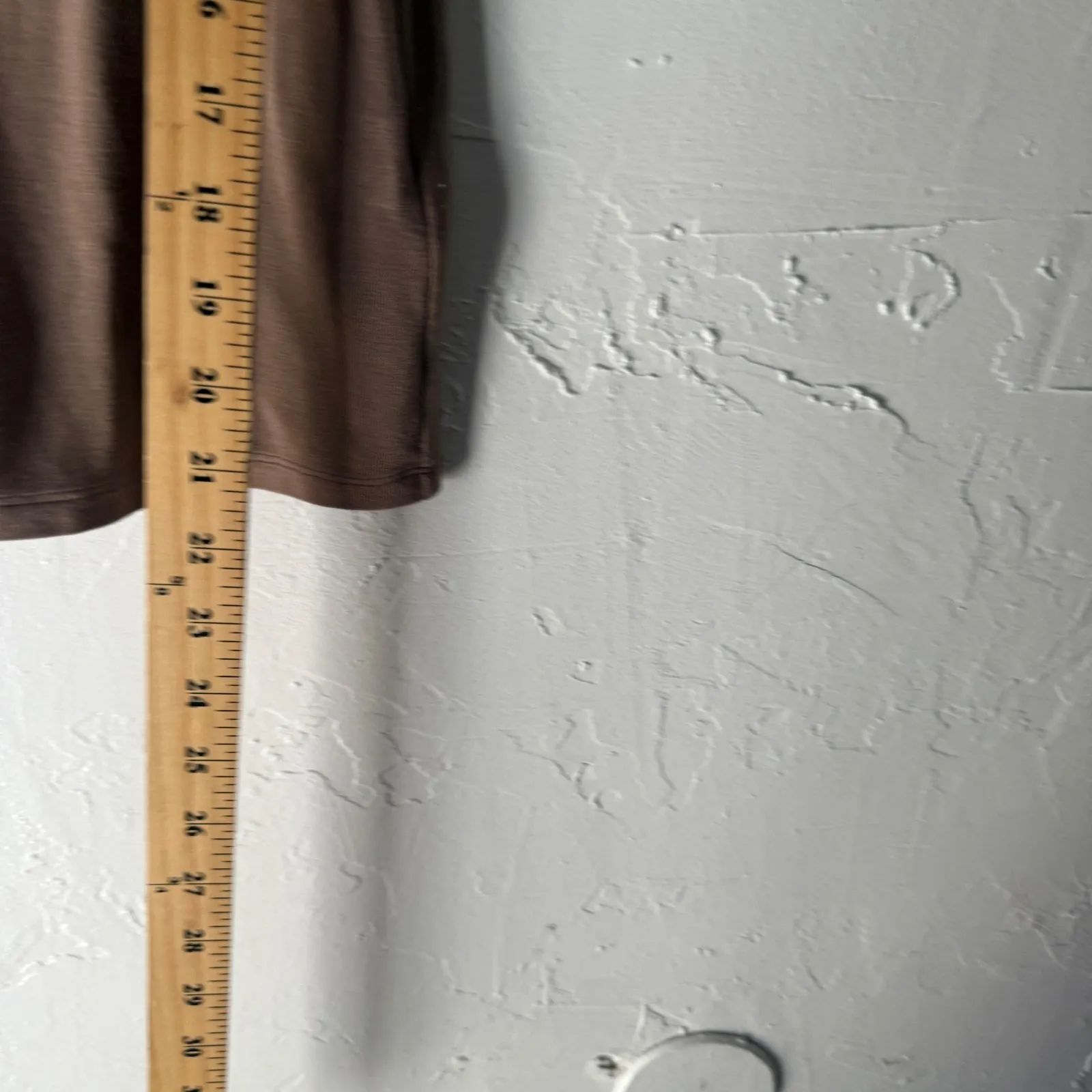 Soft Surroundings Sleeveless V Neck Drapey Tank Top PXS Brown Layering Preppy - Image 8