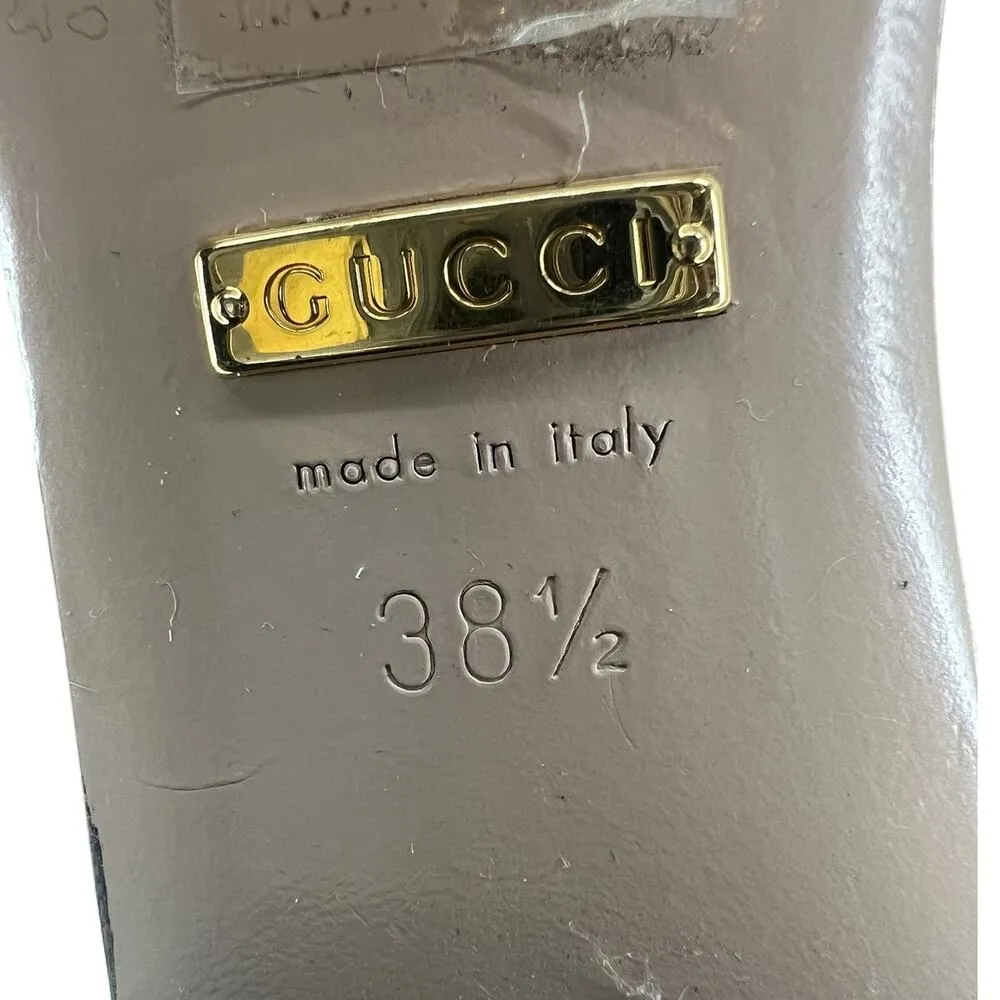 Gucci Suede Scamosciato GG Marmont Fringe Knee High Boots in Black - Image 15