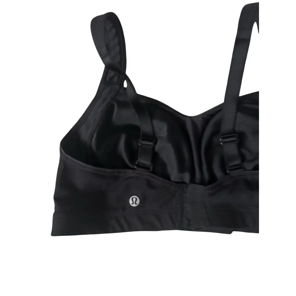 LULULEMON Womens Black Workout Bra Size 8 - Image 2