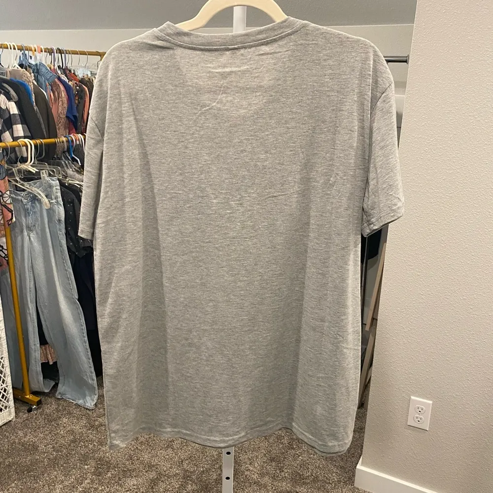 Boutique USA Fuzzy Patch Embroidered Patriotic Graphic Tee - Image 2