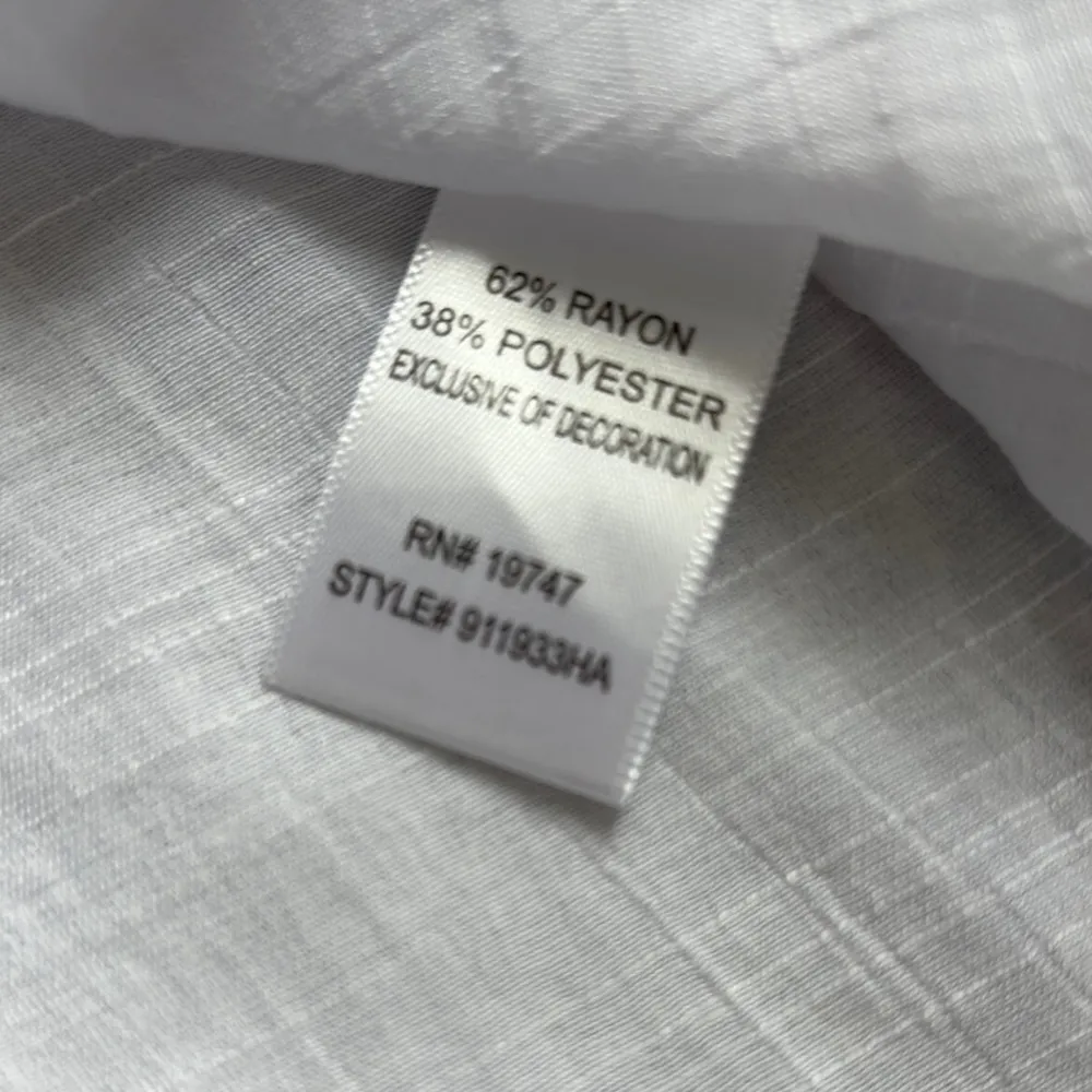 Counterparts White Peplum Blouse with Bell Sleeves - Image 7