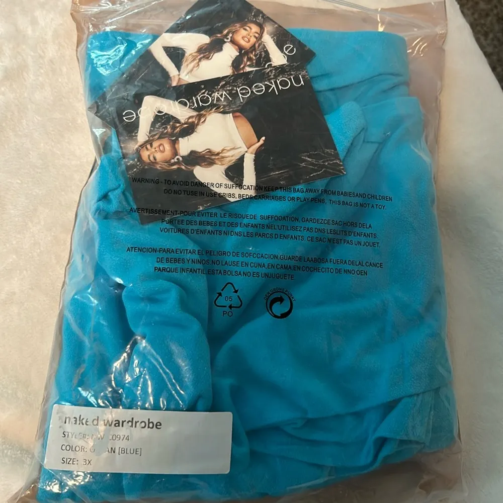 NWT Naked Wardrobe BANDEAU SKIRT SET - Image 9