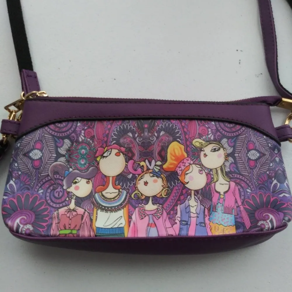 Dune London Purple Forest Girls Crossbody Bag - Image 3