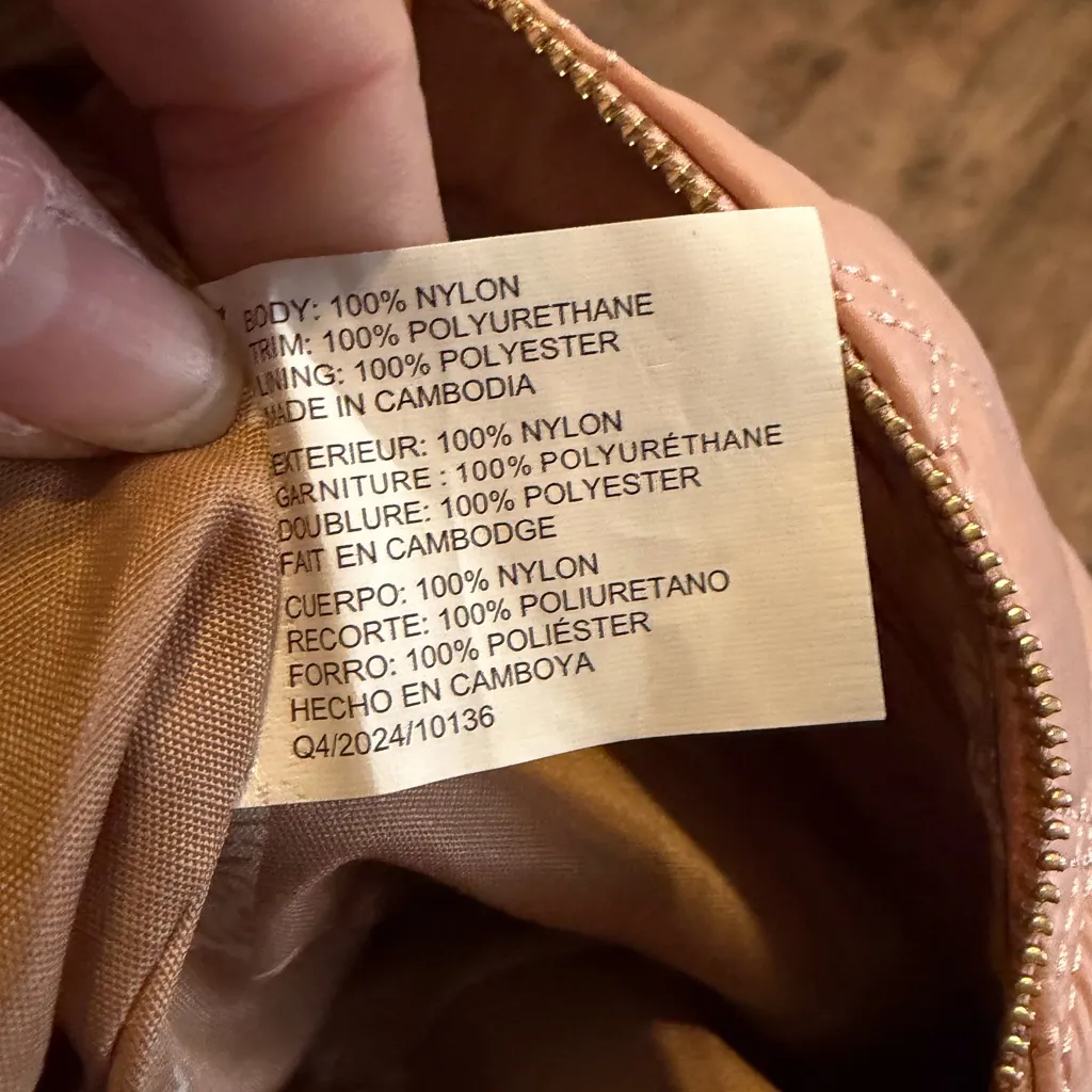 Anne Klein  Pink Quilted Shoulder Bag with detachable strap new - Image 5