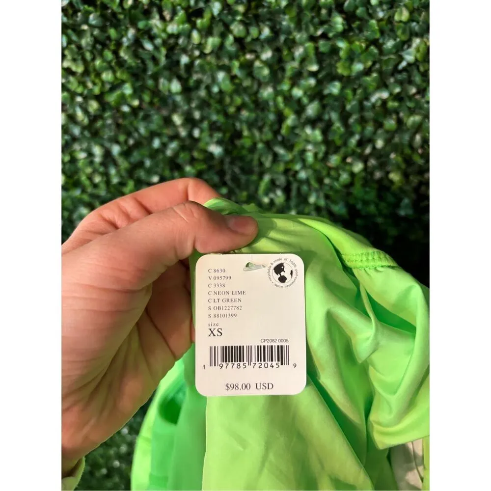 Free People Righteous Runsie Size XS NWT Green - Image 3