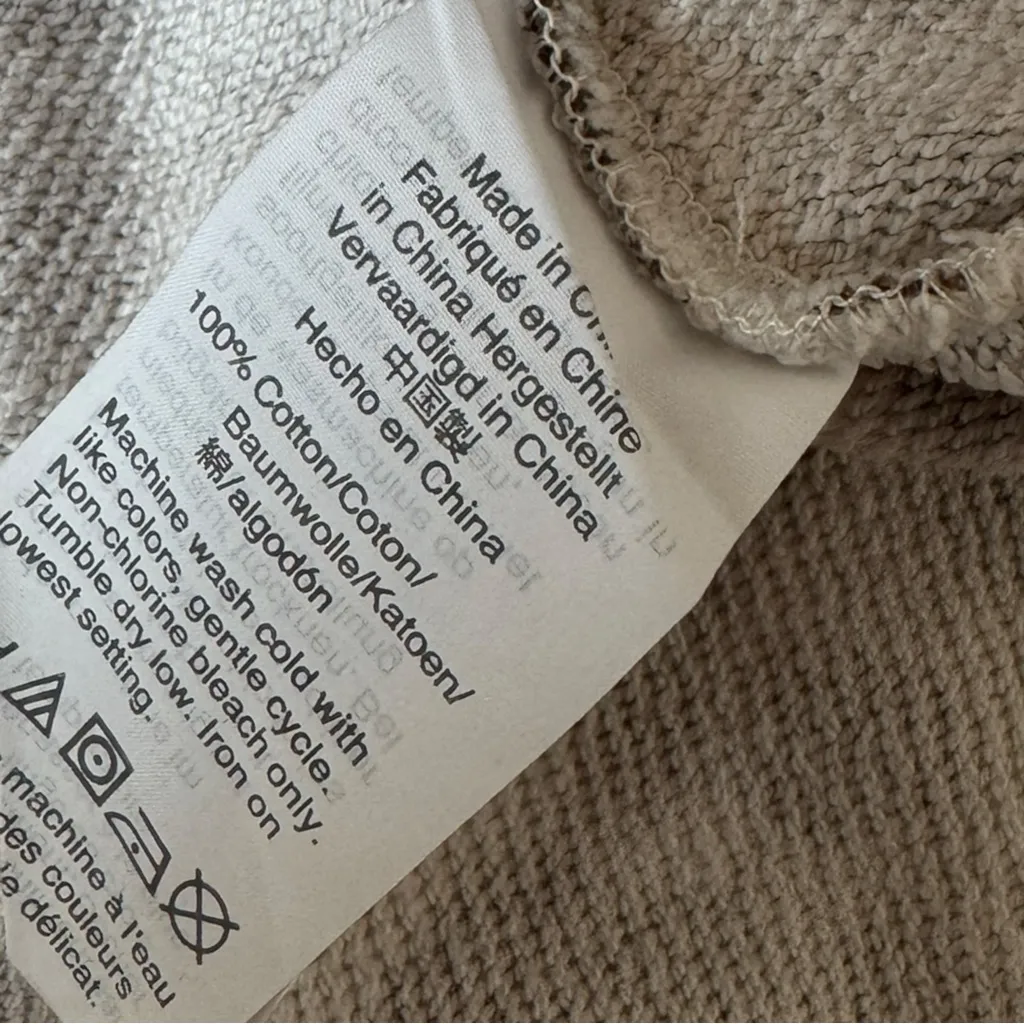 J.Crew Vintage Fleece Leopard Crewneck Pullover Sweatshirt Size Medium EUC - Image 7