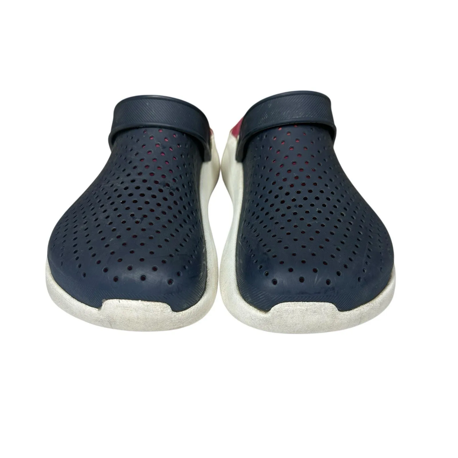 Crocs LiteRide 360 Clogs Mules Mens 8 Womens 10 Ankle Strap Navy Blue Shoes - Image 7