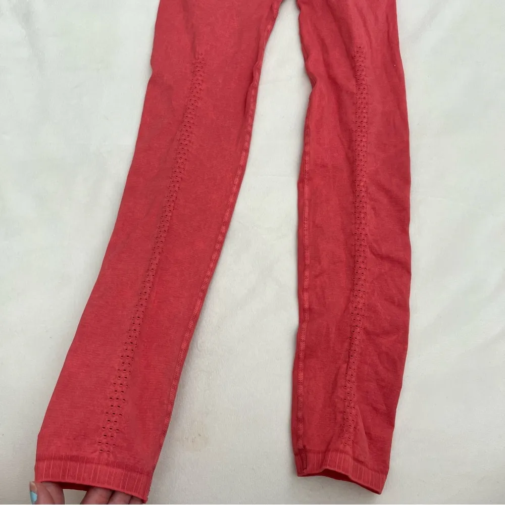 FP Movement High Rise Free Throw Compression Leggings Coral - Image 5