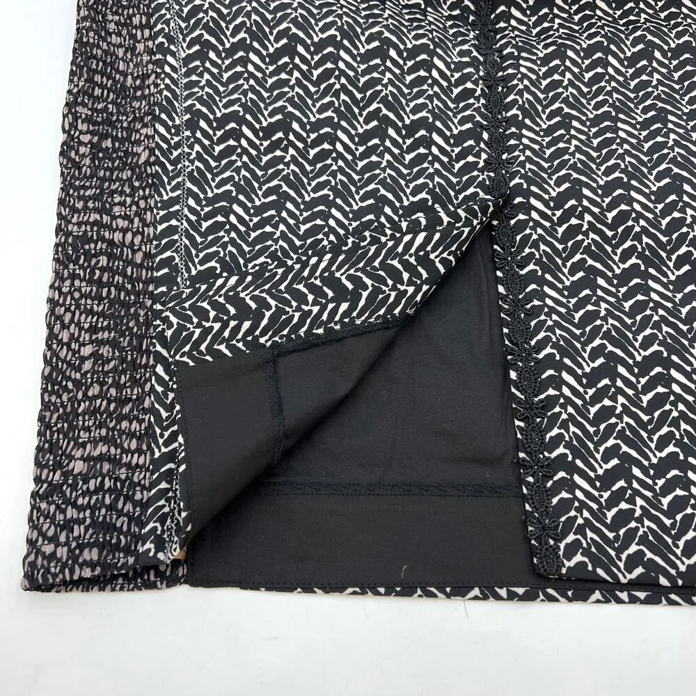 Anthropologie Beguile by Byron Lars Allusione Dress Black Lace Insert Sheath 0P - Image 12