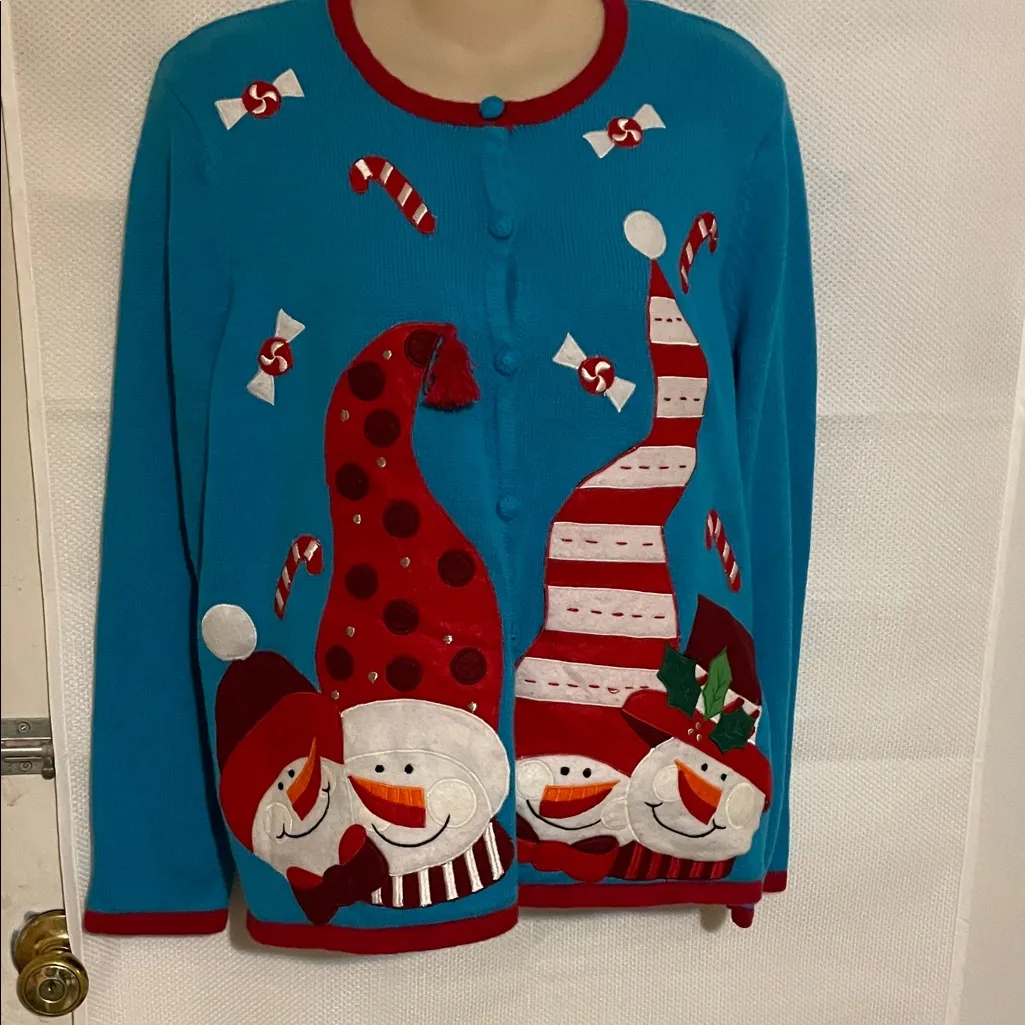 Holiday Snowman Sweater - Image 3