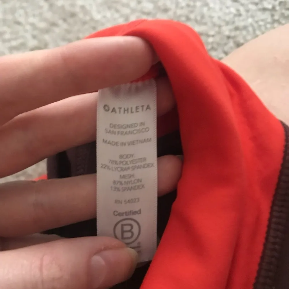 Athleta Tenacity 7/8 Tight In Powerlift Antique Burgundy Size Medium - Image 10