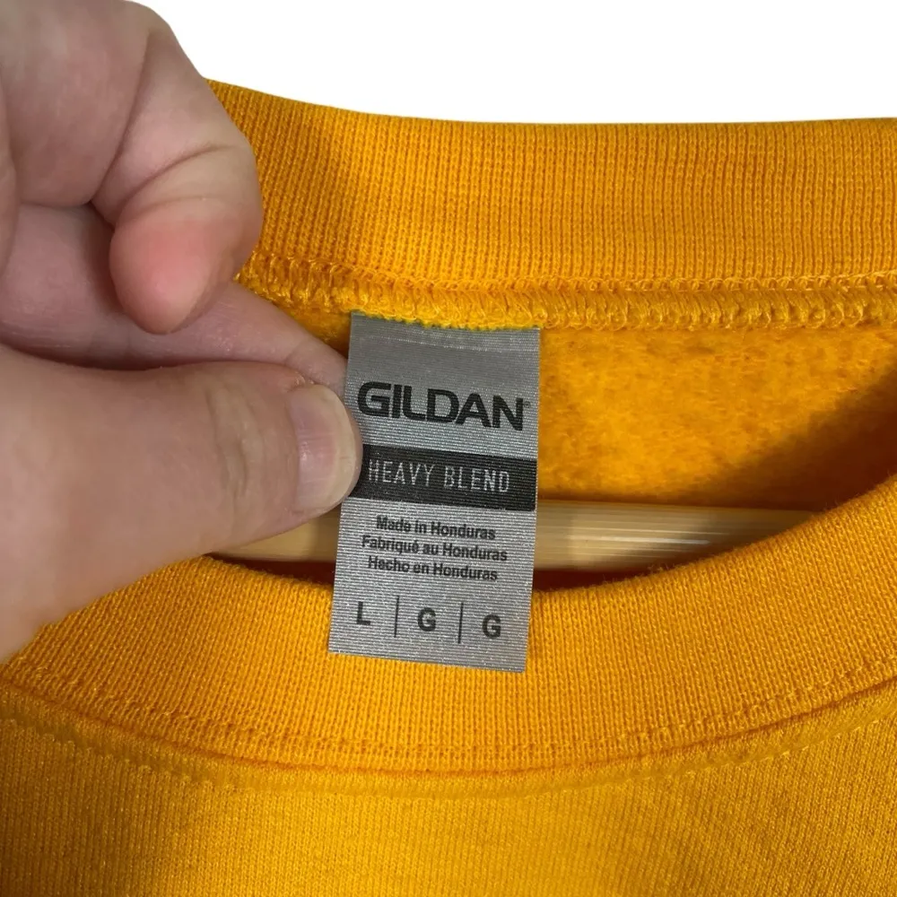 University of Southern California Unisex Lucky Me I’m A Trojan Sweatshirt Size L Yellow Size L - Image 7