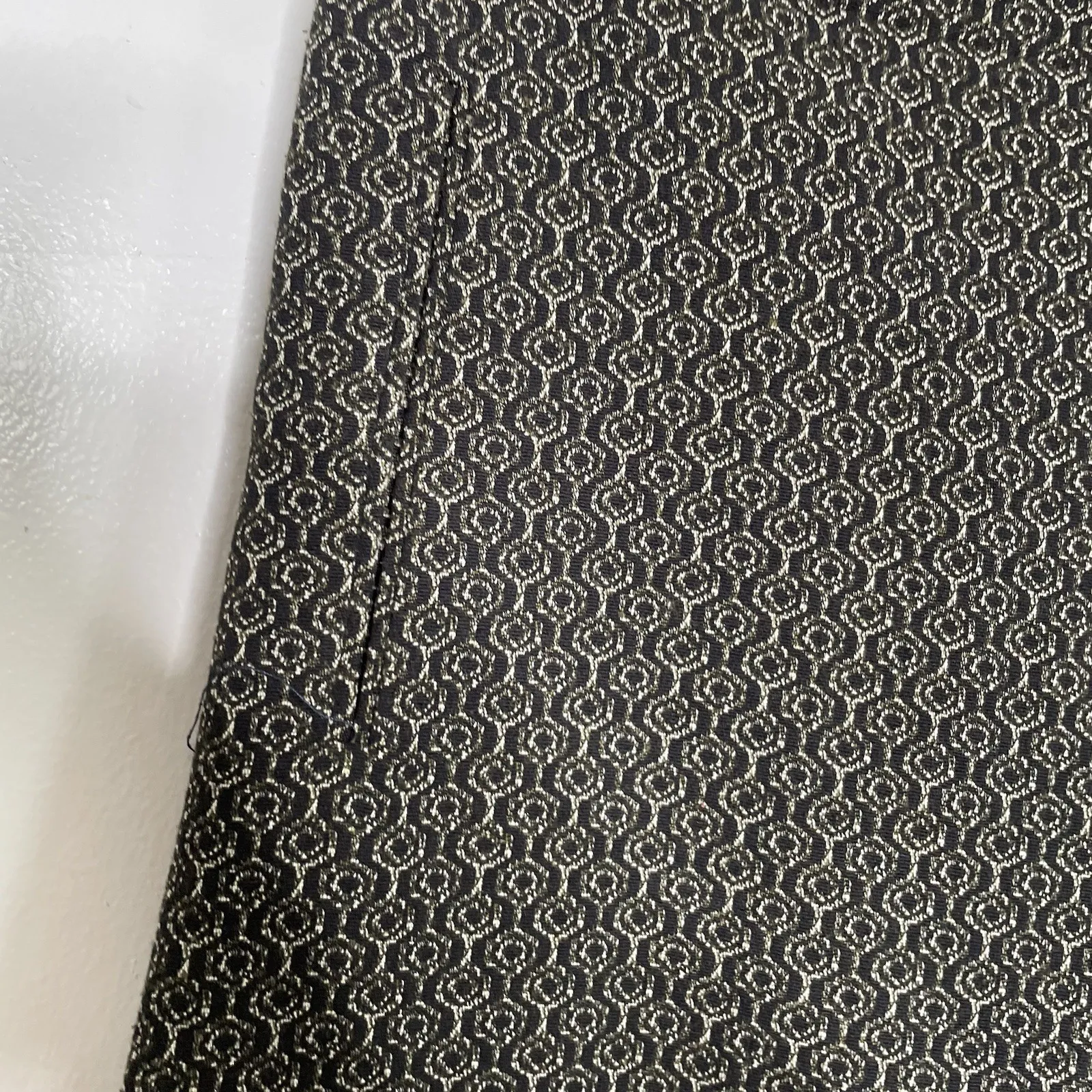 NIU Wide Legged Cropped Culottes Trousers Pants Patterned Women's Size Medium - Image 2