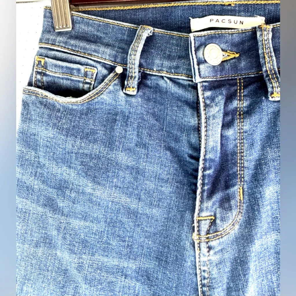 PacSun 22 High Rise Jeggings Jeans - Classic Blue - Image 3