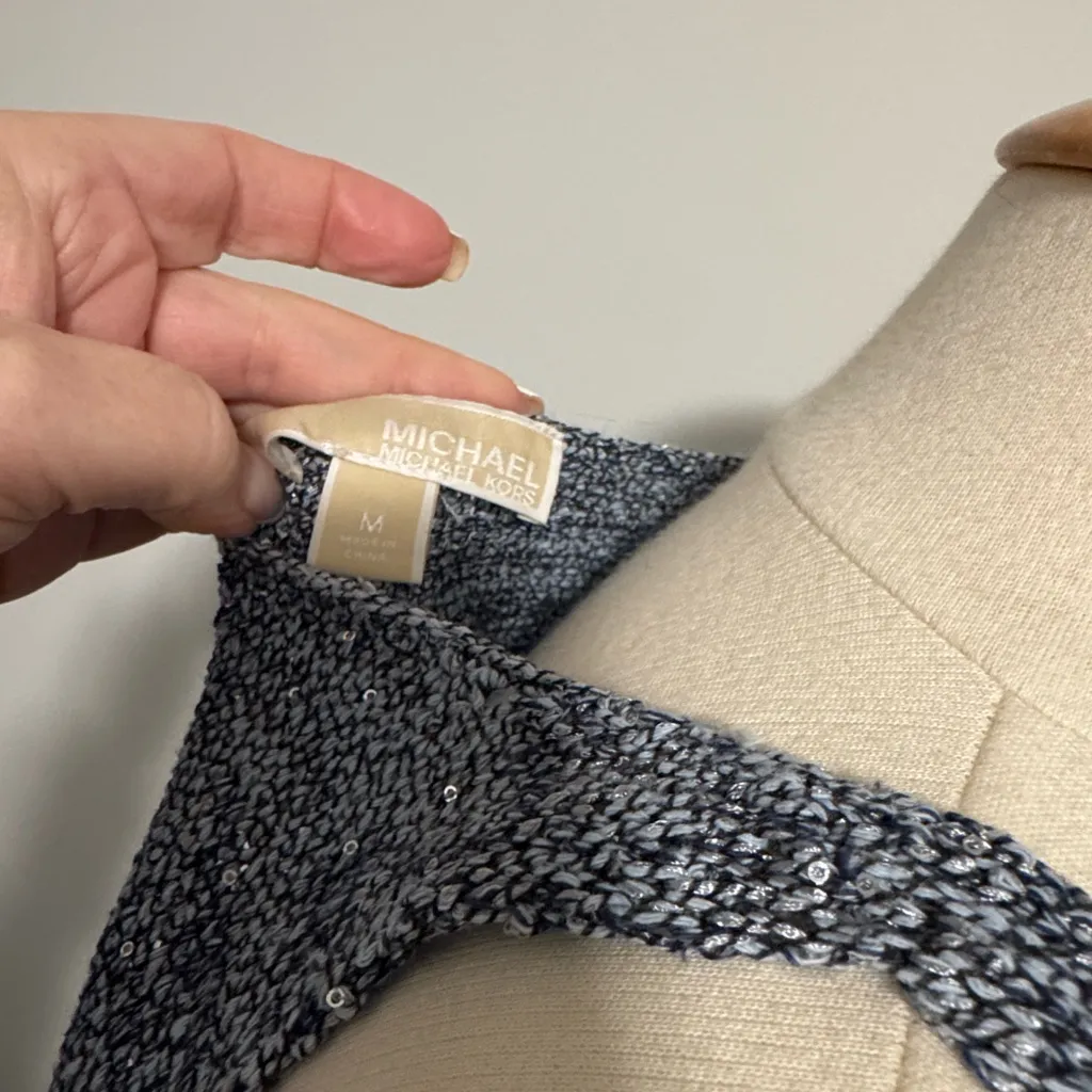 Michael Kors Charcoal Knit Tank Top - Image 2