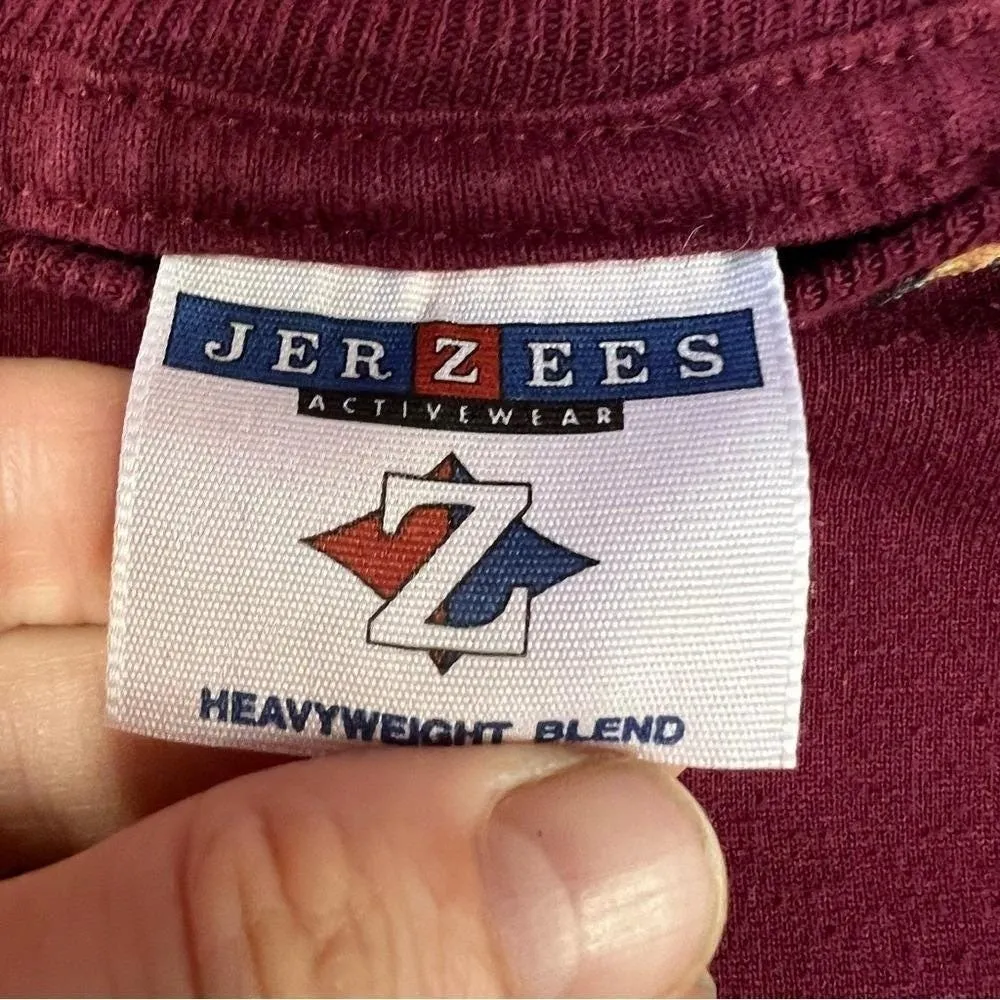 Vintage Jerzees Floral Heart Tee Romantic Graphic Cottagecore T-Shirt XL - Image 7