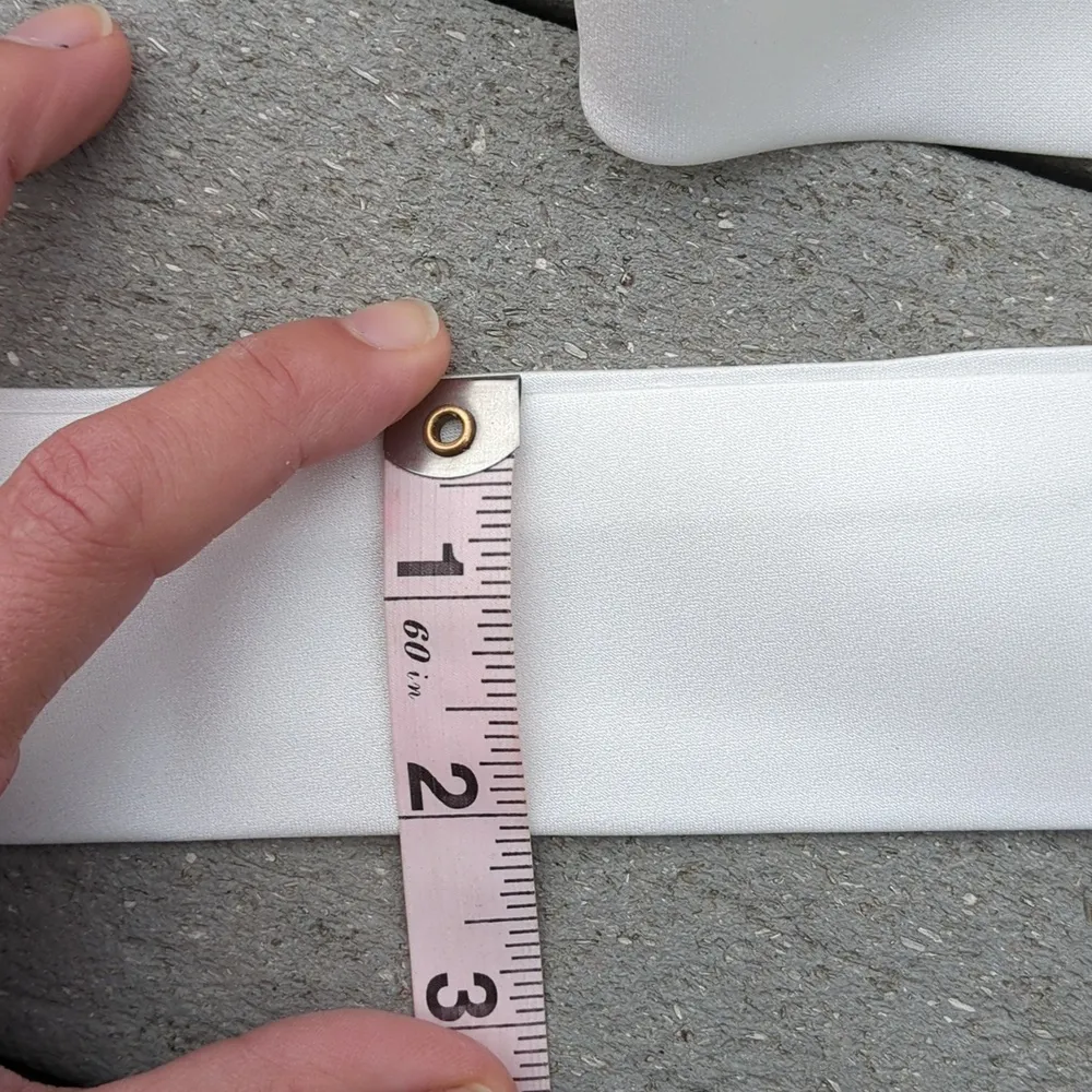 NWT Alfred Angelo Ivory Sash with Jewels Size 3X 896118 SASH-5010 - Image 6