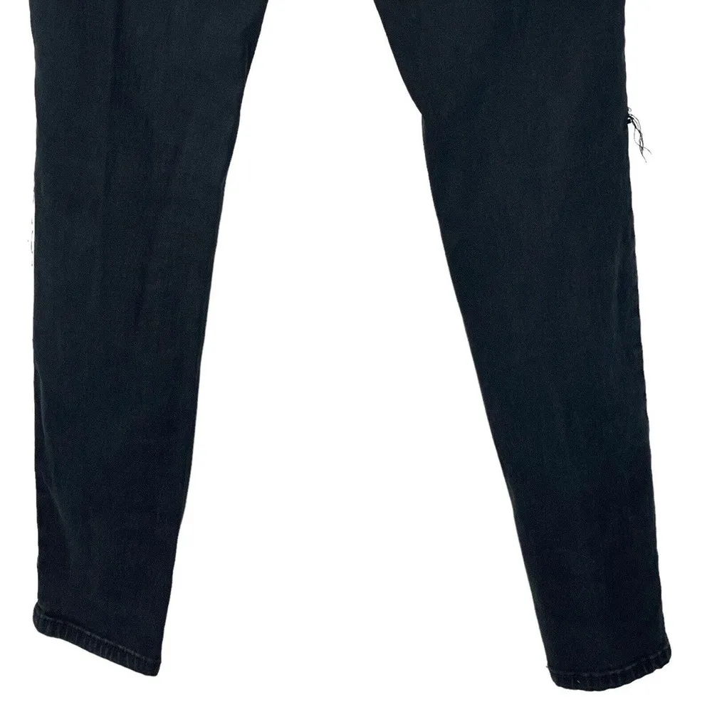 BDG SZ 27W 29L High-Rise Twig Ankle Jeans Stretch Pockets Distressed Black Wash - Image 7