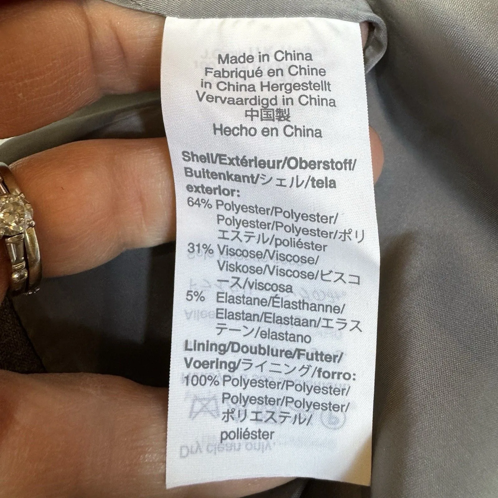 J. Crew Womens Regent Blazer Jacket Size 16 Gray Office Preppy Academia Career - Image 7